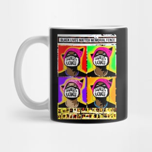 Legalize Blackness - Black Lives Matter Memorial Fence - Front Mug